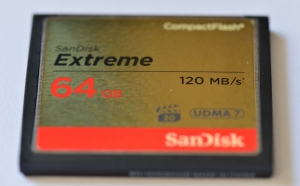 SanDisk Compact Flash 64Go, 120MB/s