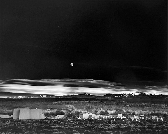Moonrise Hernandez New Mexico